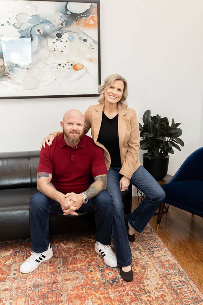 Integrative Health practitioners seated together in a welcoming office setting